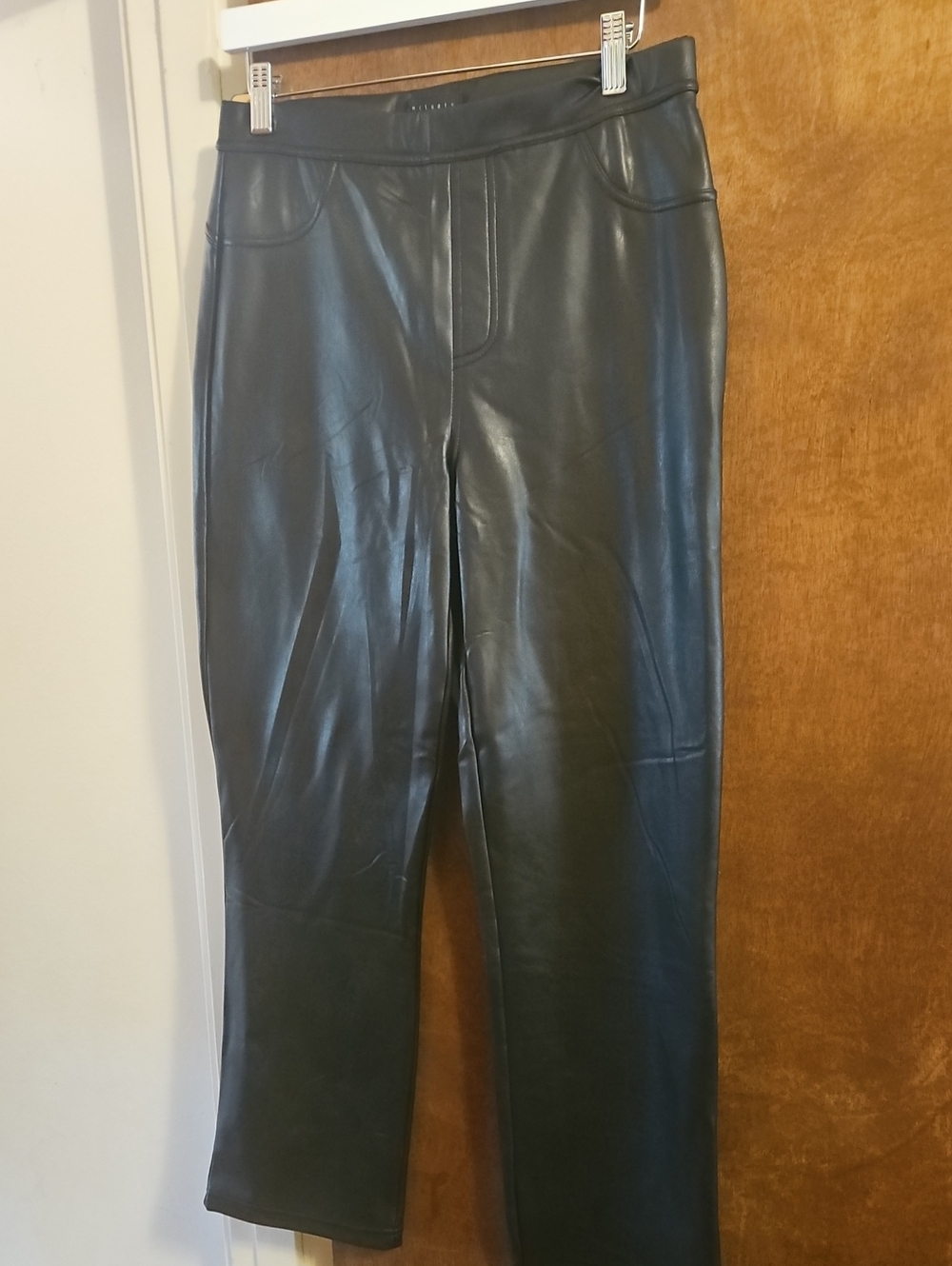 Womens Sanctuary Black Faux Leather Pants